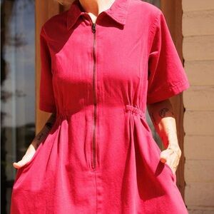 Noble Adult Utility Dress in Petunia